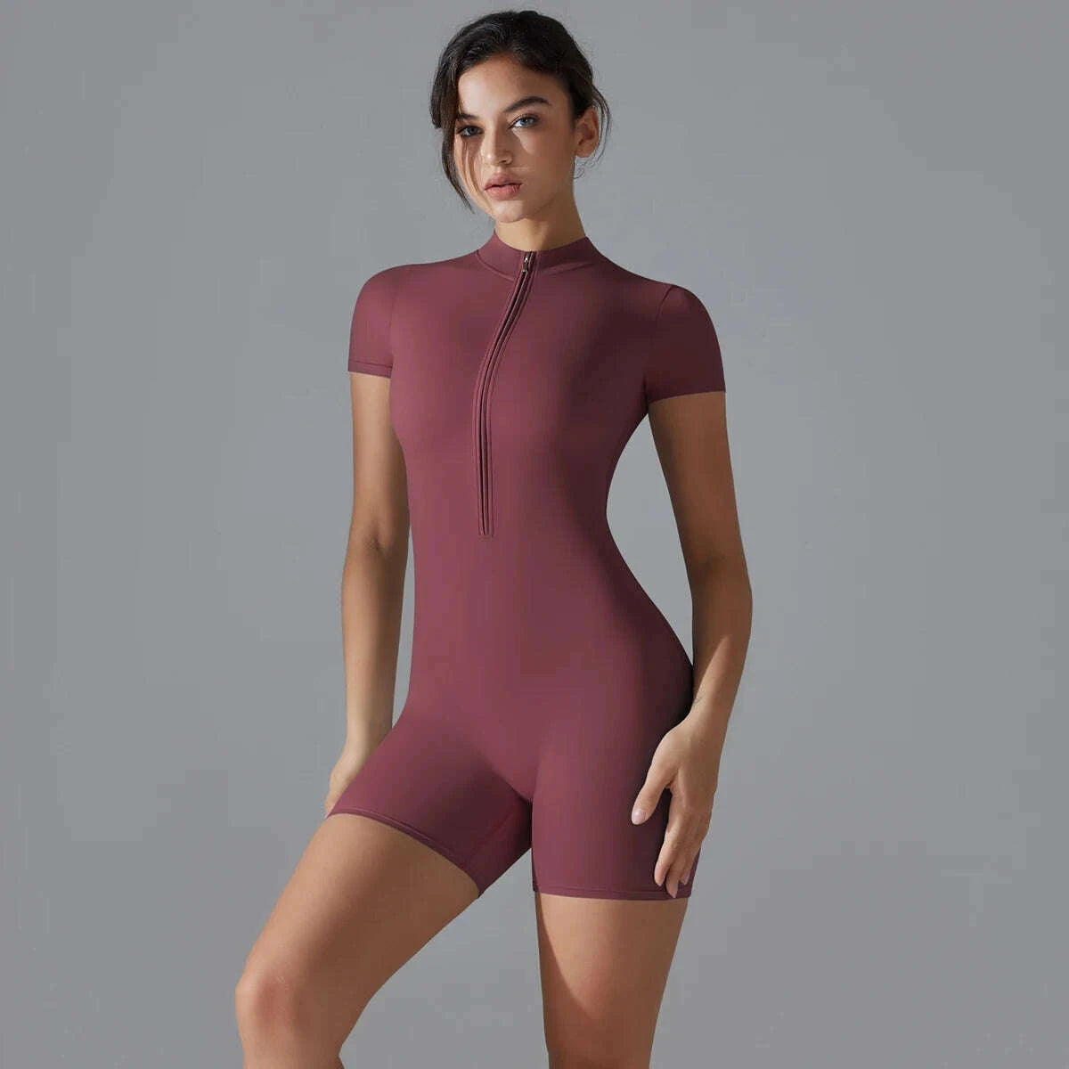 yoga-set-womens-jumpsuits-one-piece-suit-zipper-short-sleeve-gym-push-up-workout-clothes-fitness-bodysuit-sportswear-tracksuit-kimlud-kimlud-33913989
