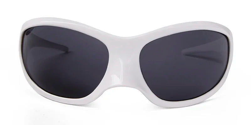 Plastic Oversized Frame Sunglasses — Black | KIMLUD
