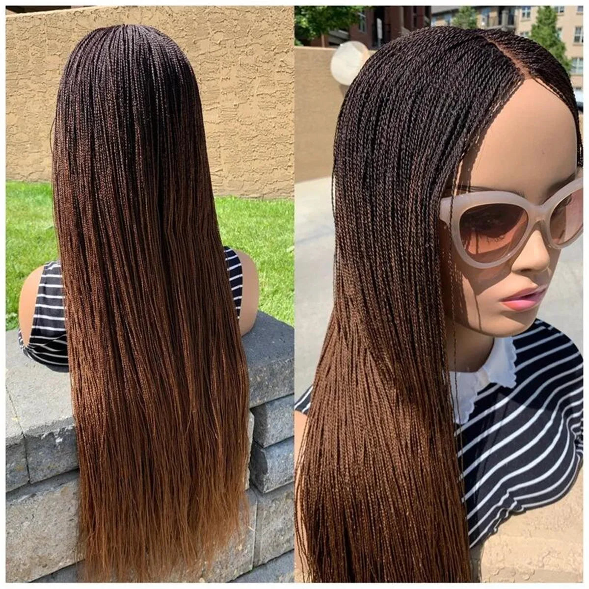 Afro Twist Braided Wig – Glueless Senegalese Twist – Kanekalon | KIMLUD