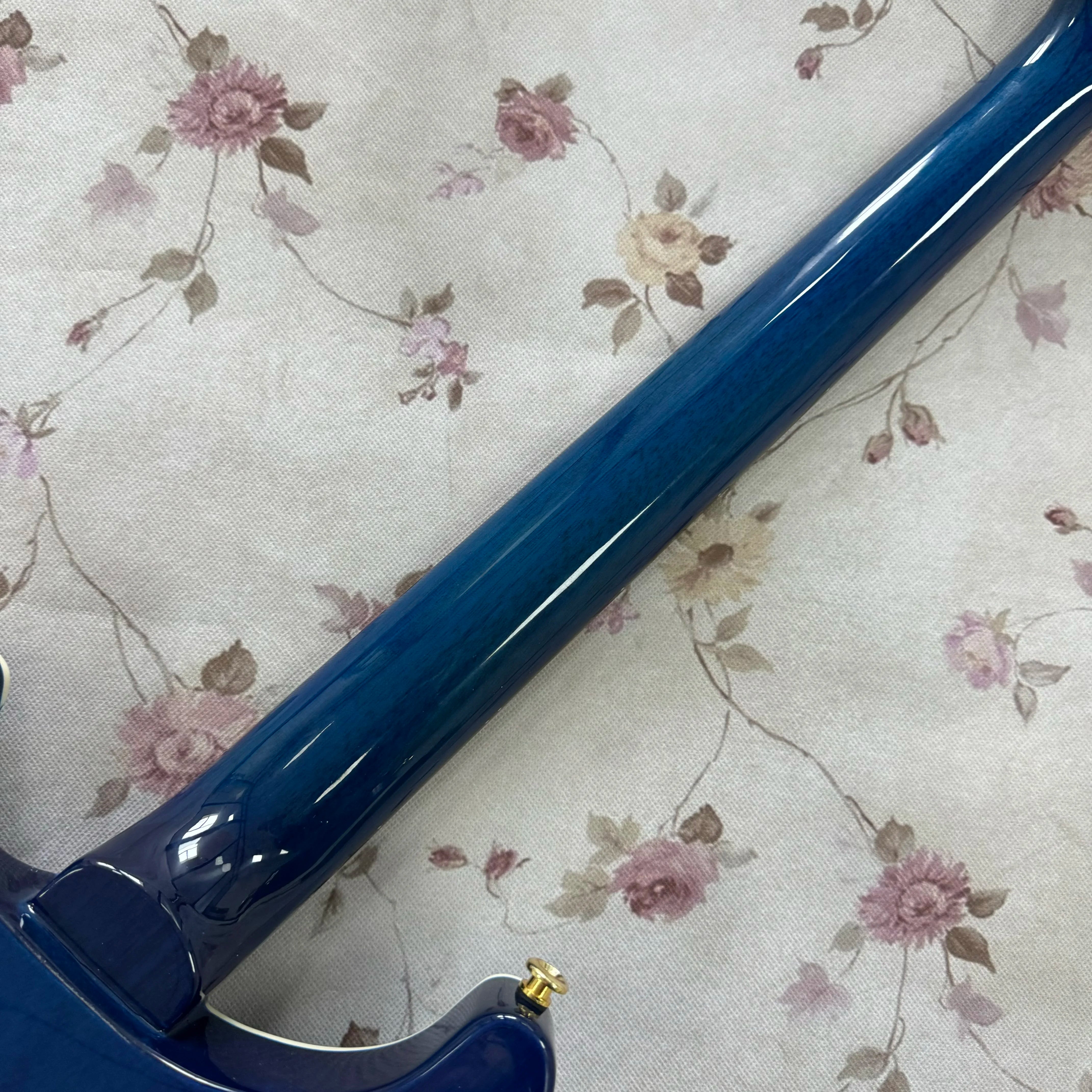 Dragon Style Dragon Inlay Electric Guitar — Blue | KIMLUD