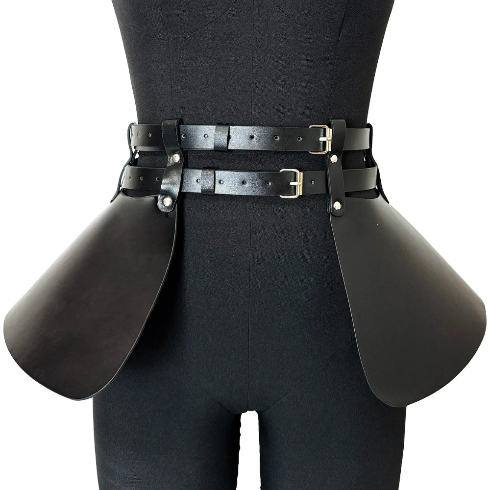 Harness Belt – Gothic Street Style – Faux Leather | KIMLUD