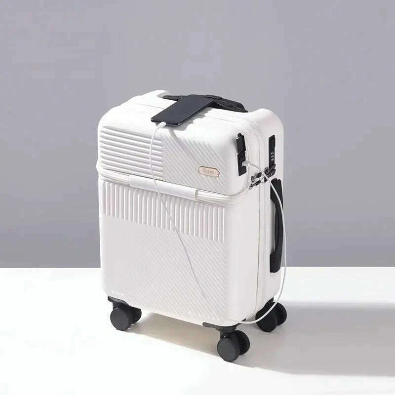 luggage-front-opening-combination-box-charging-interface-multi-function-trolley-box-20-boarding-luggage-silent-universa-wheelkimlud-womens-fashion-34612960
