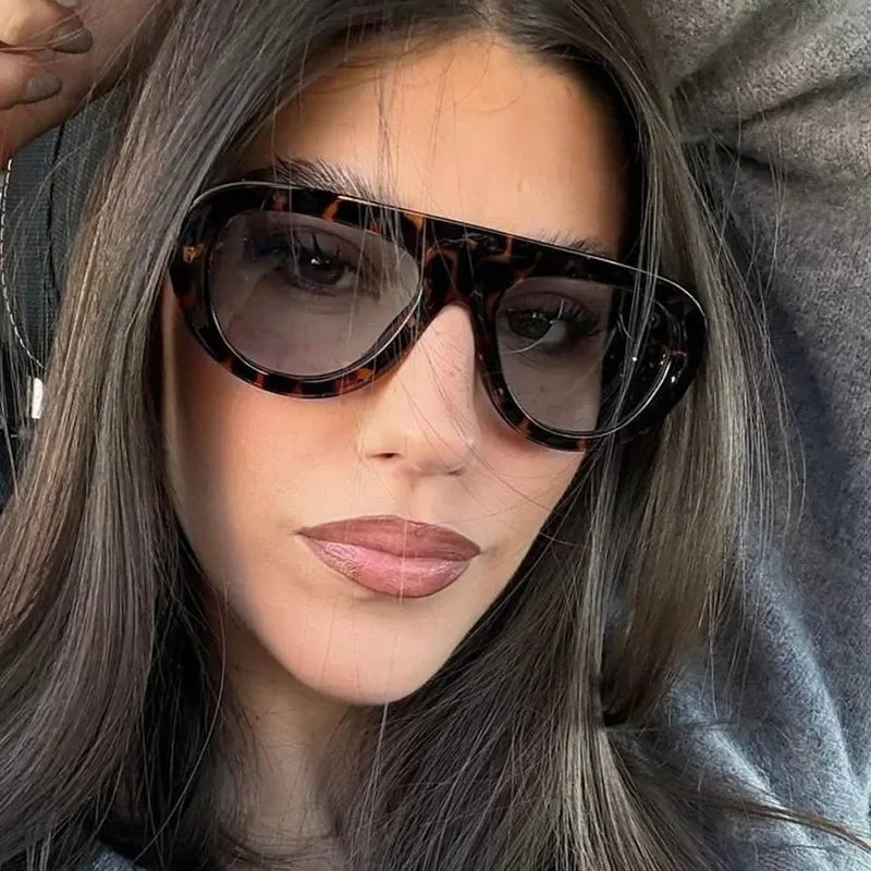 Acetate Sunglasses Oversized Hip Hop - Black | KIMLUD