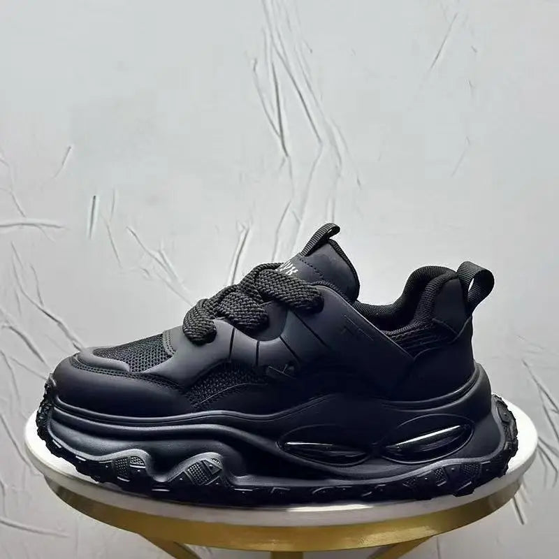 Men's Running Shoes – Breathable Mesh – Thick Sole | KIMLUD