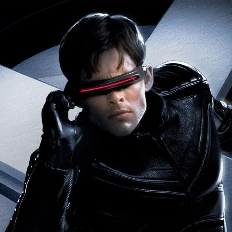 Memory Material Shield Sunglasses XMan Cosplay — Red | KIMLUD