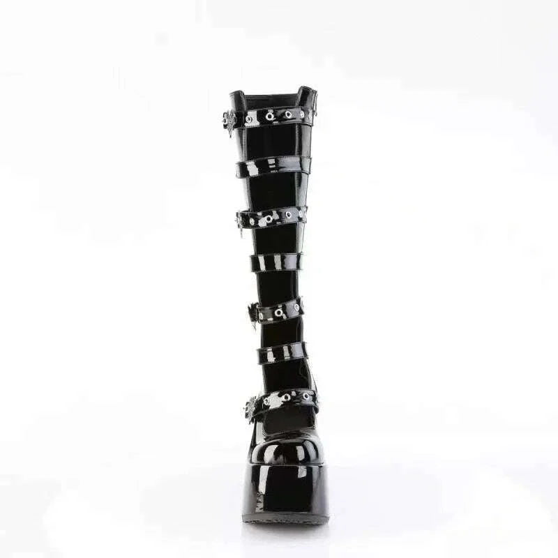 round-toe-super-high-heel-high-boots-spring-and-autumn-shallow-mouth-metal-buckle-platform-non-slip-thick-heel-bootskimludkimlud-35574977