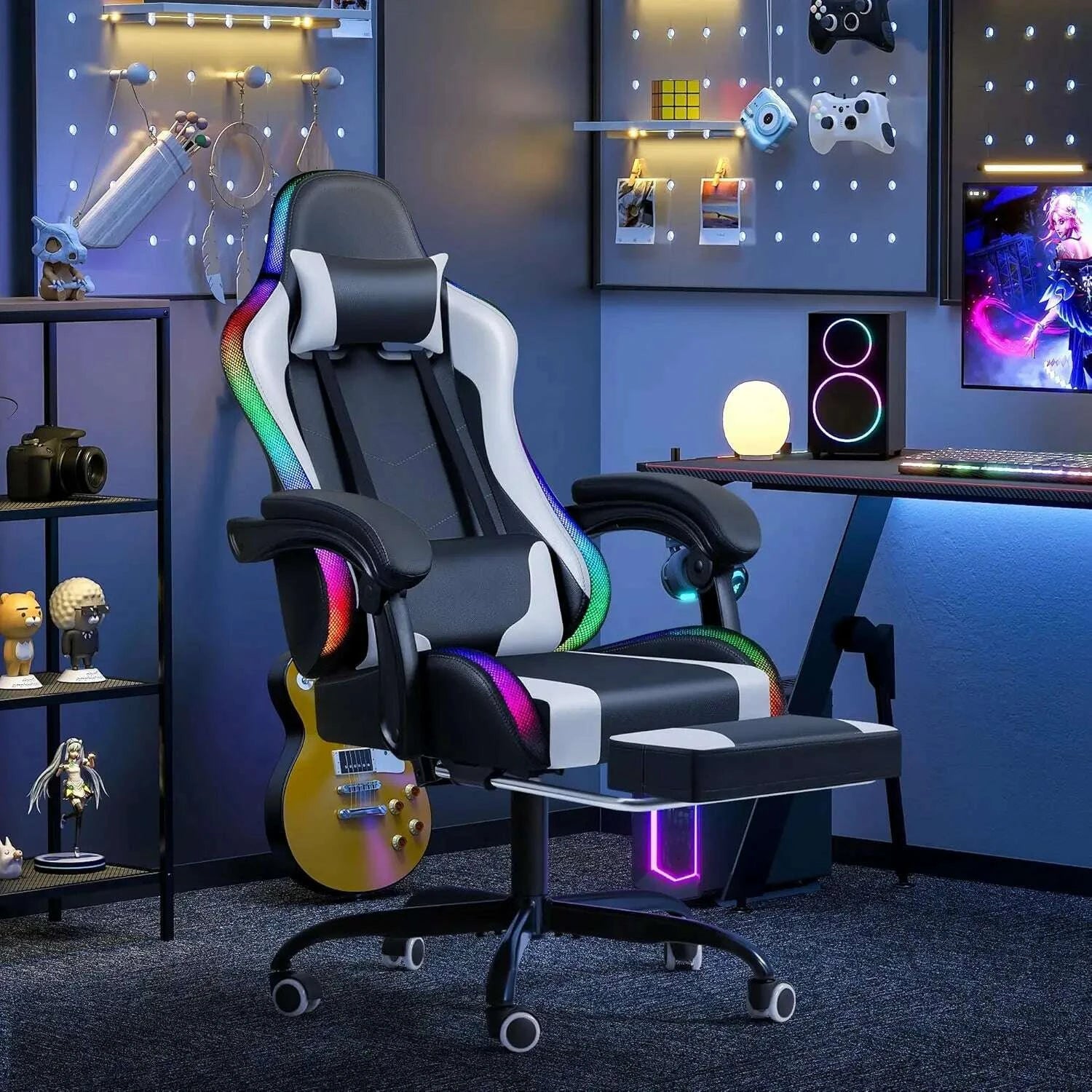 gaming-chair-with-rgb-led-lights-video-game-chair-with-footrest-and-massage-lumbar-support-high-back-reclining-customizedkimludkimlud-35574095