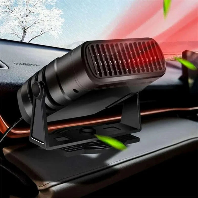 KIMLUD, Car Heater 12V 24V 4in1 Powerful Defroster Defogger for Windshield 360 Rotation Vehicle Interior Heater Auto Accessories Winter, KIMLUD Womens Clothes