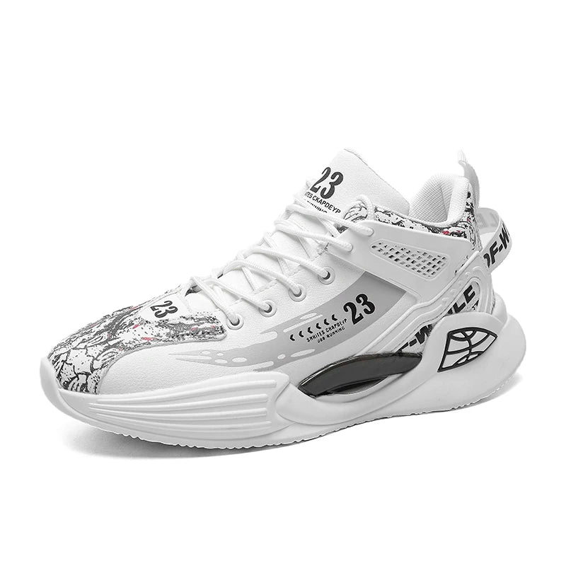 Mesh Breathable Sneakers Cushioned EVA — White | KIMLUD