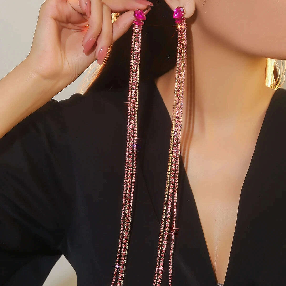 silver-rhinestones-earrings-for-women-sparkly-long-linear-dangle-earrings-dangle-tassels-statement-earrings-bridal-weddingkimlud-womens-fashion-34624787