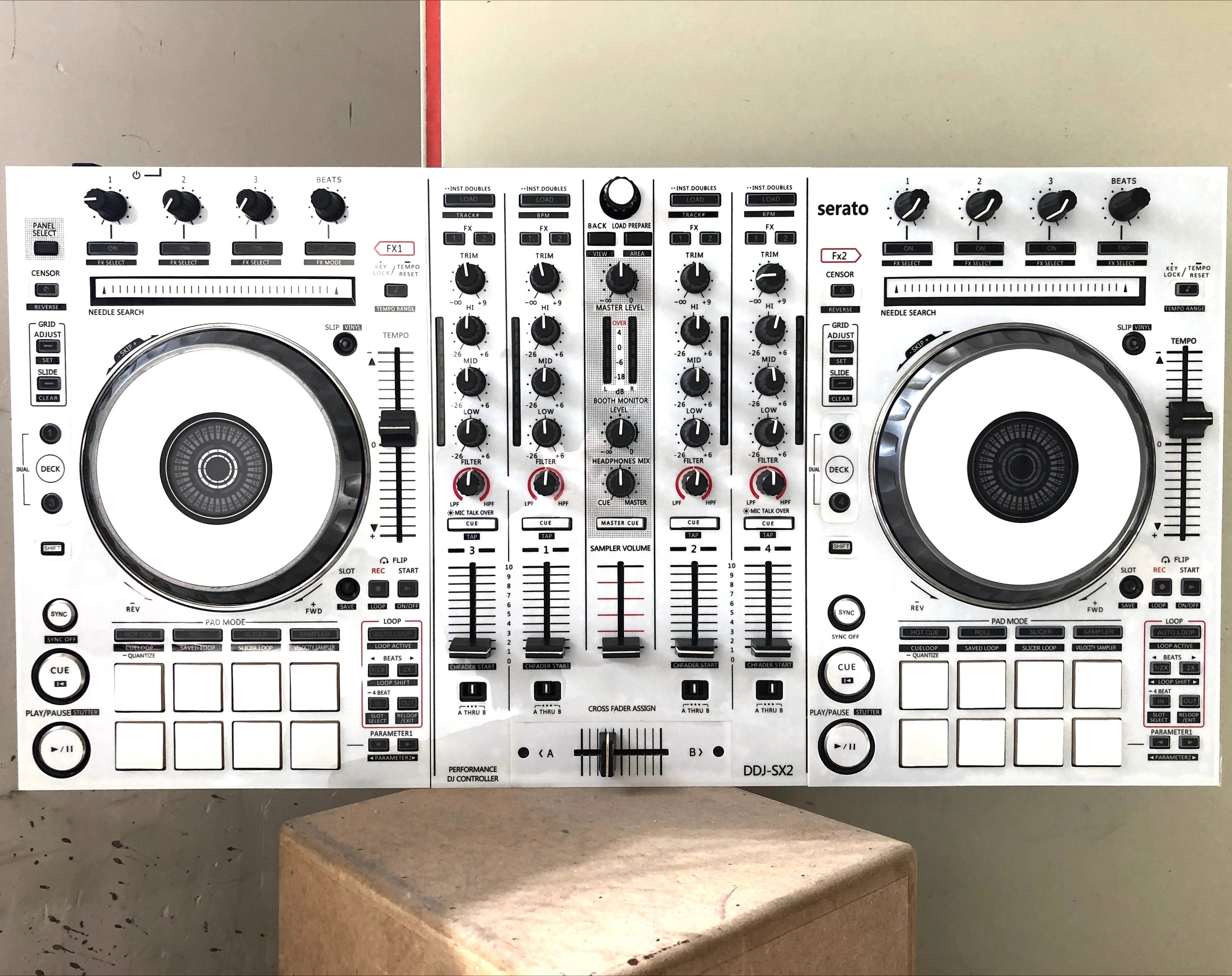 DDJ-SX2 film pearl white all-inclusive protective film sticker controller associated DDJRX skin spot