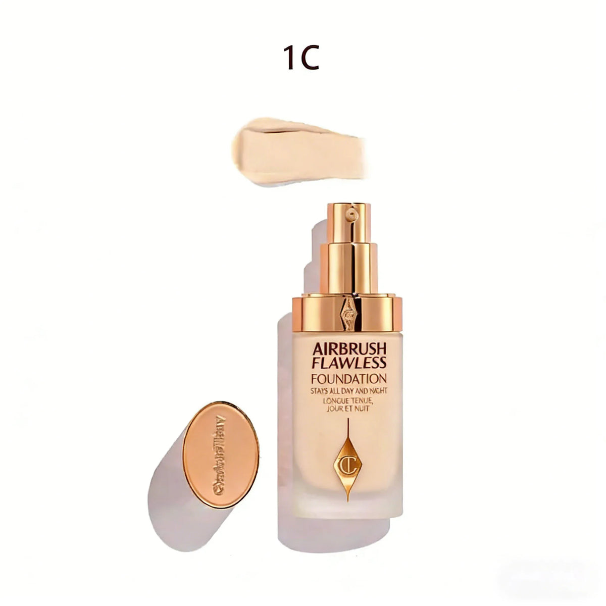 Liquid Foundation Oil Control Waterproof — Beige | KIMLUD