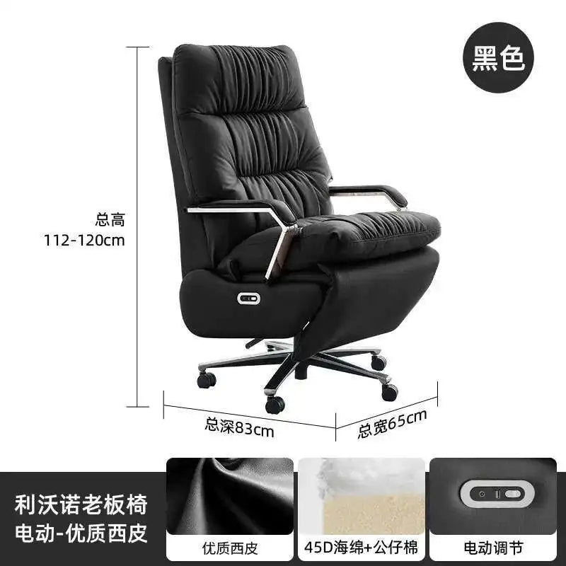 Nordic Cortex Fabric Recliner Chair Ergonomic — White | KIMLUD