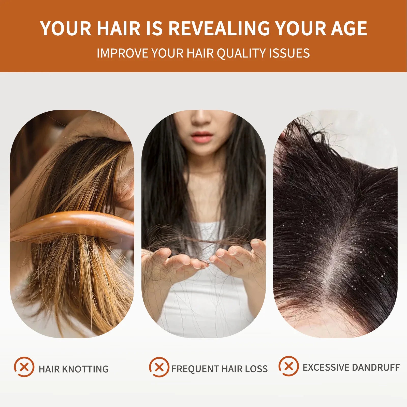 Argan Oil Shampoo Bar For Damaged Frizzy Hair Smooths Scalp, Nourishes Strands — Orange | KIMLUD