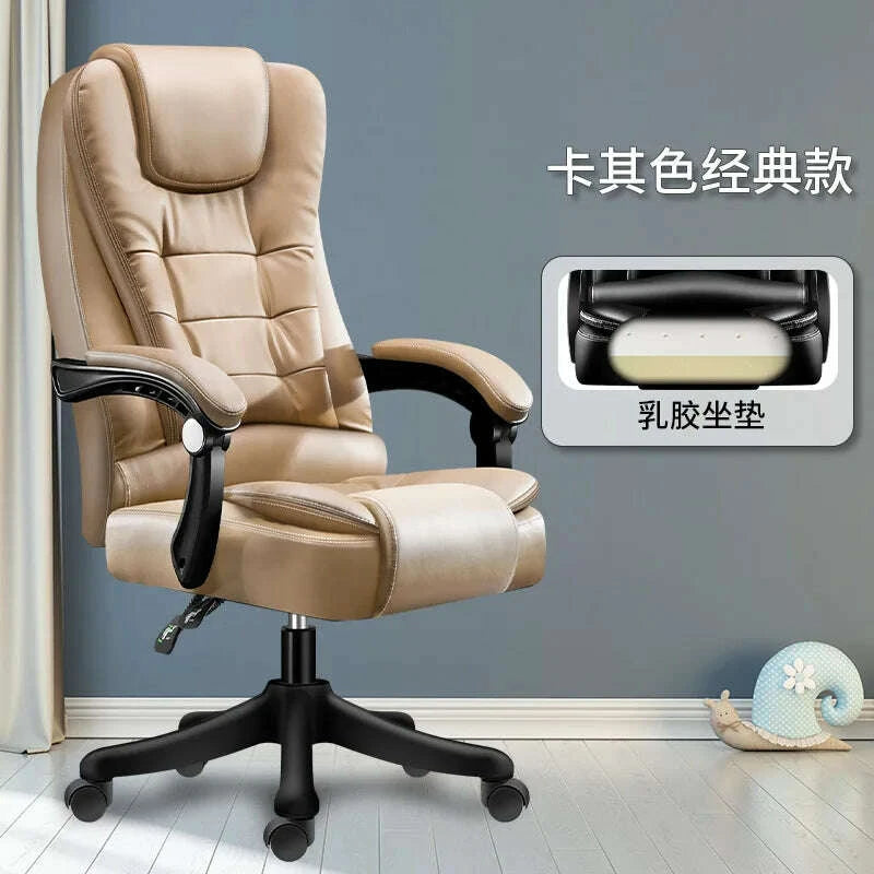 KIMLUD, Acrylic Chair Fashionable White Gaming Chair on Wheels Desk Office Armchairs Pulley Homcom Chaise Pliable Living Room Chairs, KIMLUD Womens Clothes