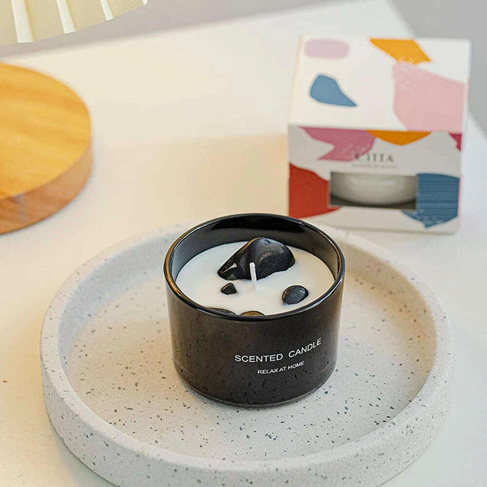 KIMLUD, Scented Wax Candle Smokeless Aromatic Soybean Candles Aromatherapy Wedding Birthday Party Gift 2024 Christmas Home Decoration, KIMLUD Womens Clothes