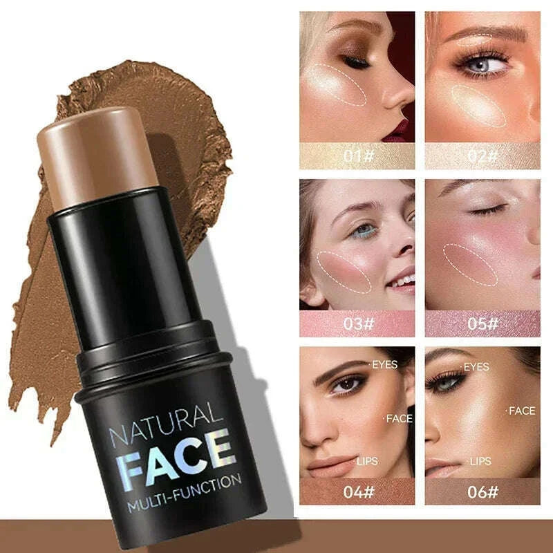 makeup-face-contouring-bronzer-stick-multifunctional-highlighter-brightening-silkworm-blusher-rouge-cream-modify-concealer-penkimlud-womens-fashion-34604695