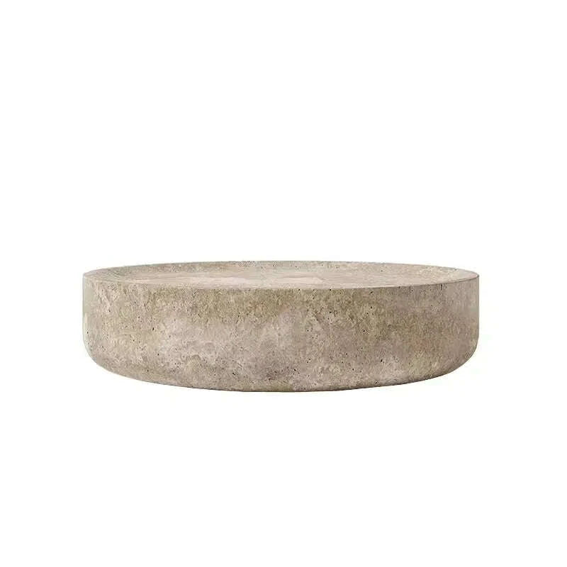 KIMLUD, Clear Japanese Industrial Simple Cute Space Saving Coffee Table Unique Mesas Bajas Living Room Furniture luxury Round Side Table, KIMLUD Womens Clothes
