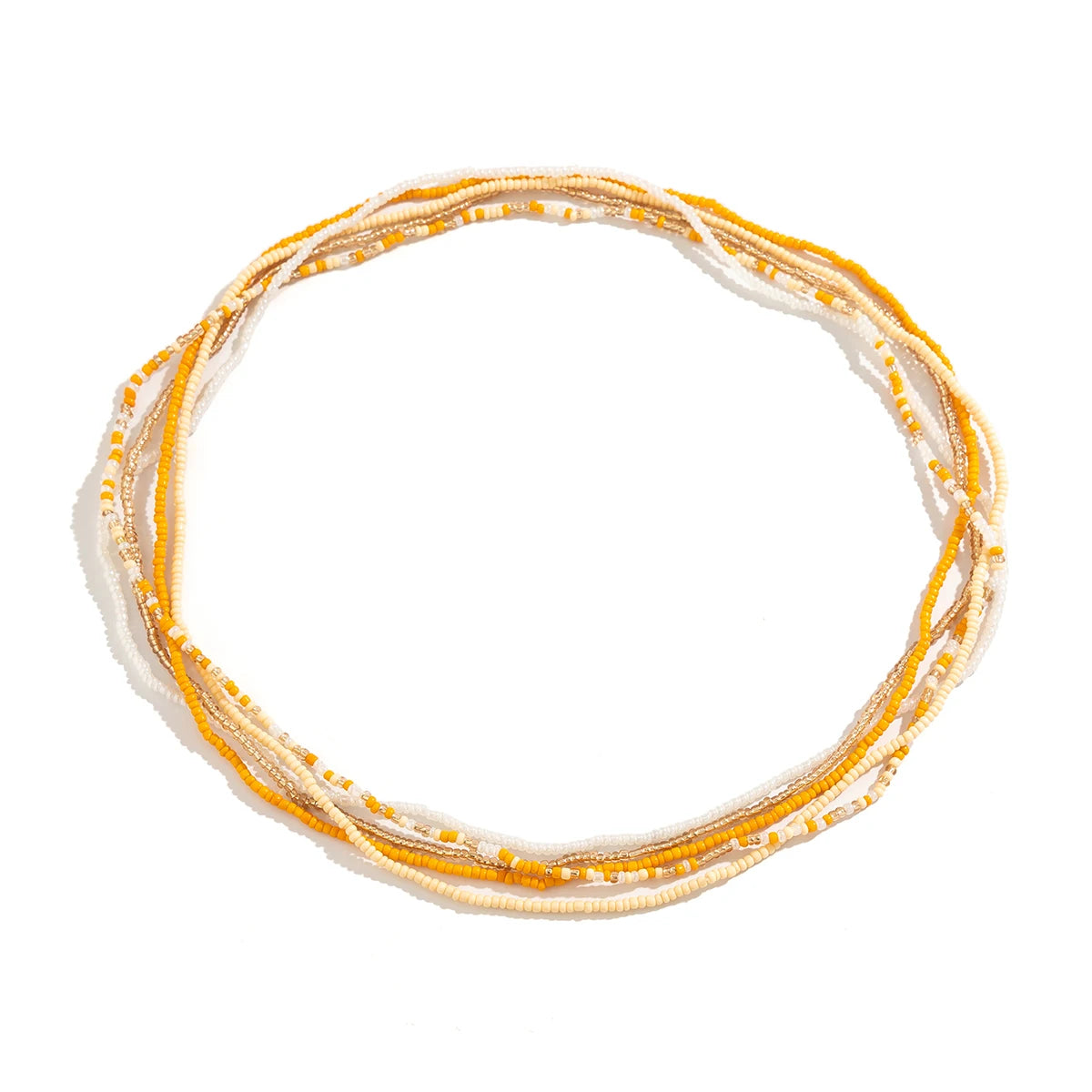 Belly Chain – Bohemian Colorful Rice Bead – Plastic | KIMLUD