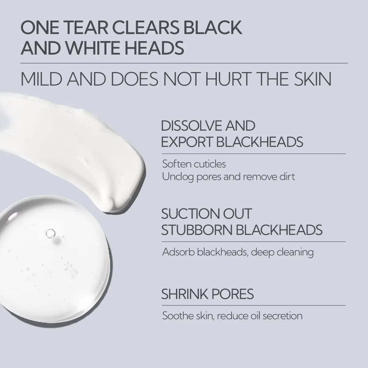 Mud Mask Set Blackhead-Removing Pore-Shrinking Toner — Black | KIMLUD