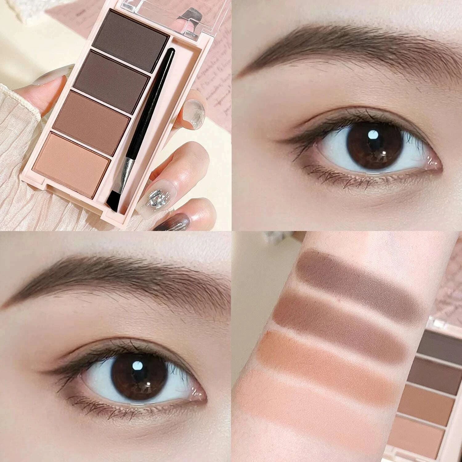 a-set-of-4-color-eyebrow-powder-trays-with-brushes-in-gray-and-brown-matte-tones-for-long-lasting-color-rendering-filling-and-skimlud-womens-fashion-34599270