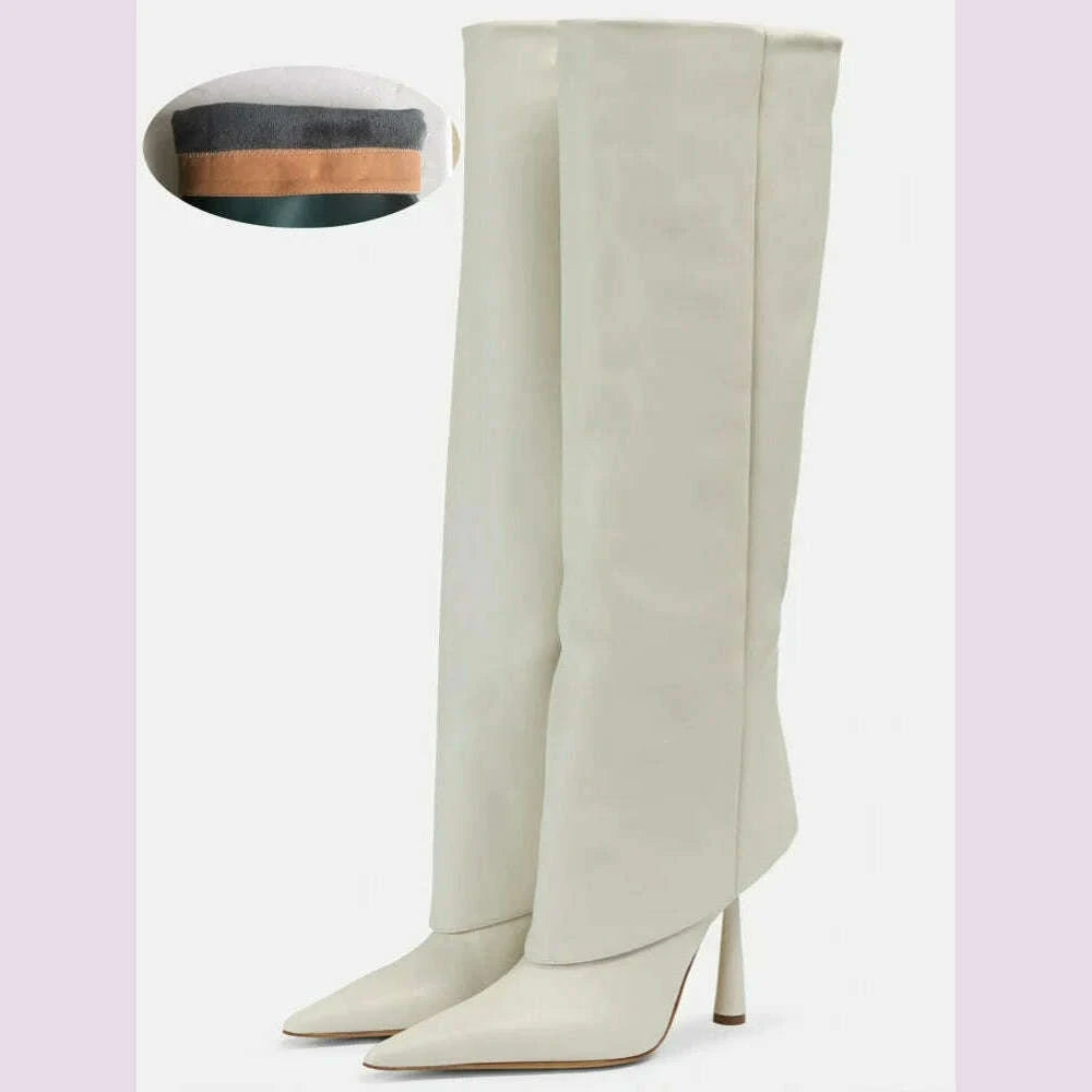 womens-fashion-retro-stone-pattern-pointed-sleeve-skirt-boots-european-and-american-high-end-loose-pants-banquet-bootskimlud-womens-fashion-34624979