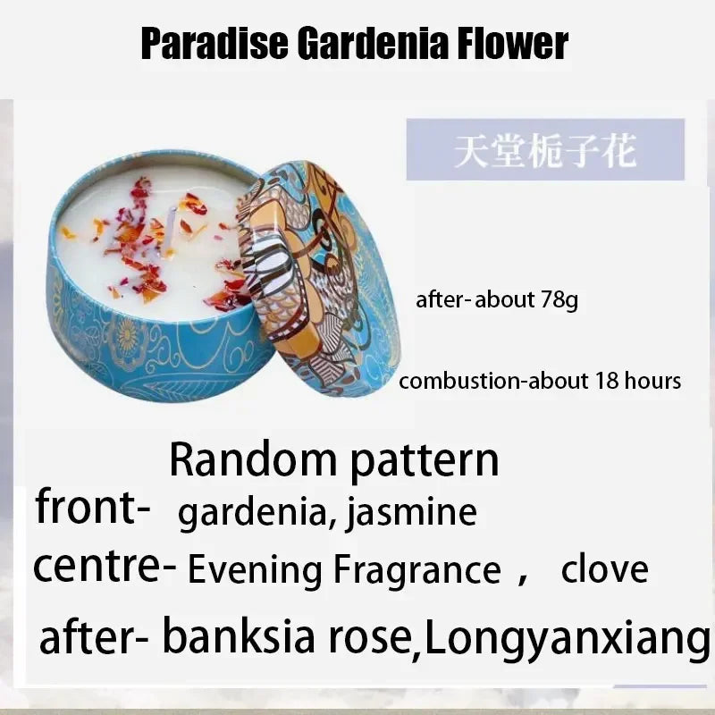 KIMLUD, Gbbma A box of notes Scented candles Use natural dried flowers candles For indoor aromatherapy, KIMLUD Womens Clothes