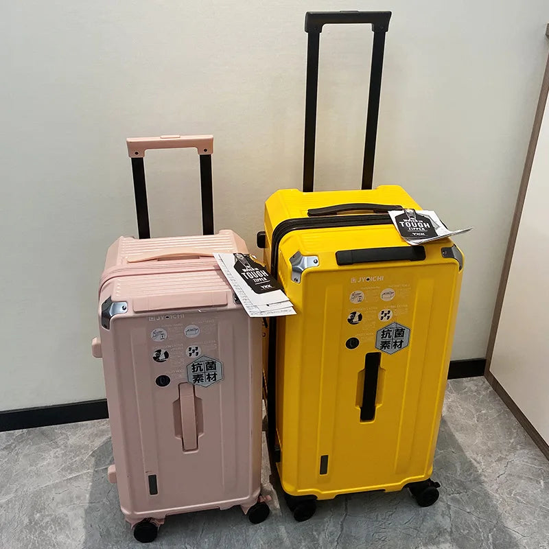 High-Quality Polycarbonate Travel Luggage — Black | KIMLUD