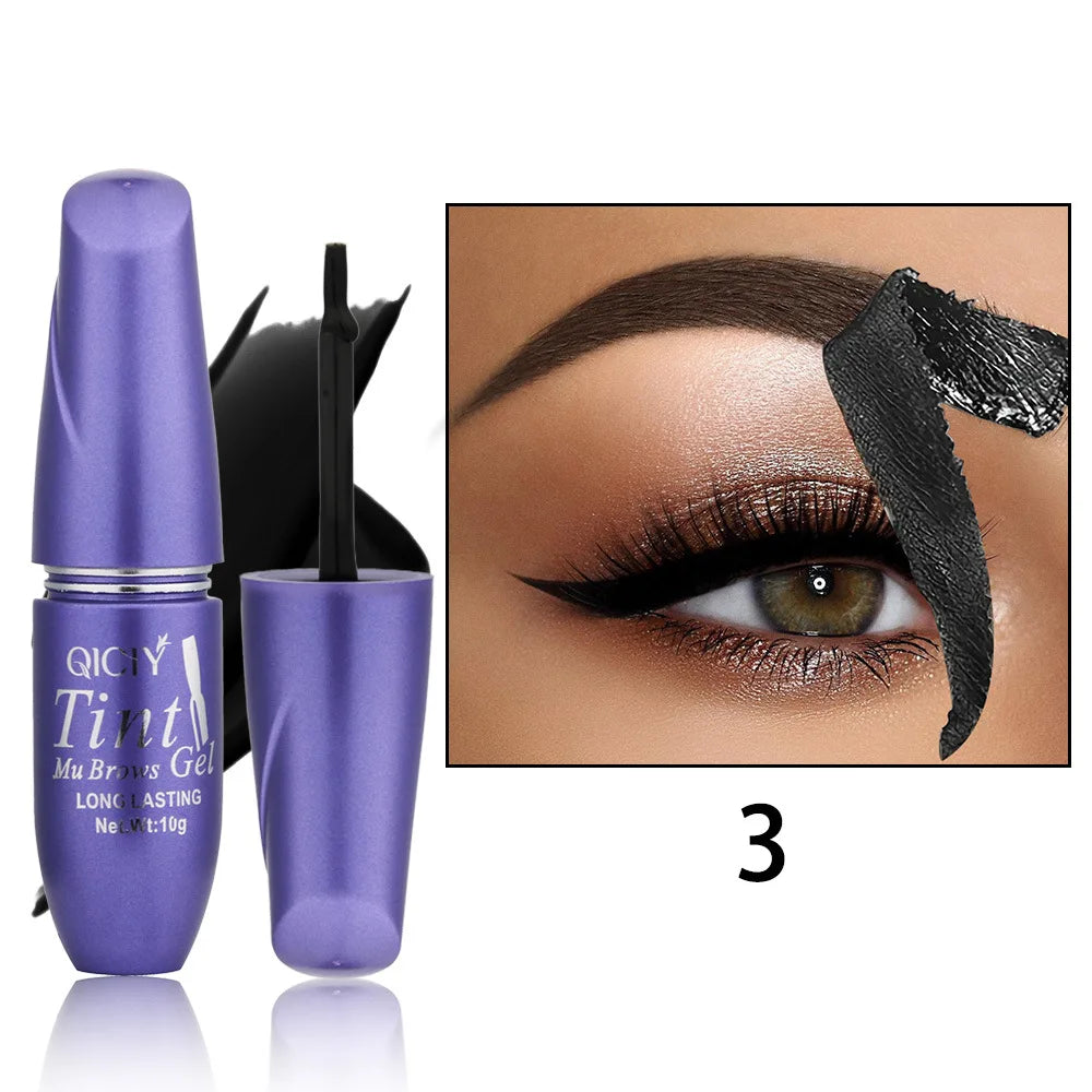Cream-Gel Eyebrow Gel Tattoo-Effect Smudge-Proof — Purple | KIMLUD