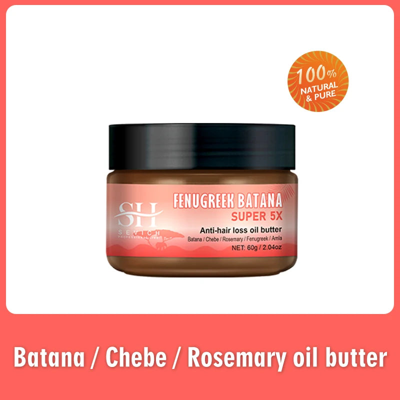 Batana Chebe Oil Set Hair Growth 5x — Blush | KIMLUD