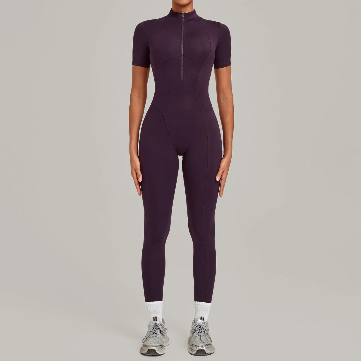 One Piece Jumpsuit – Triangle Back – Nylon Elastane – Sleeveless | KIMLUD