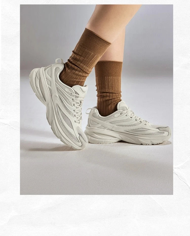 Xtep Little Basque 2 Casual Shoes for Men 2025 Summer Vintage Breathable Comfortable Non-Slip Durability Sneakers 875219320017