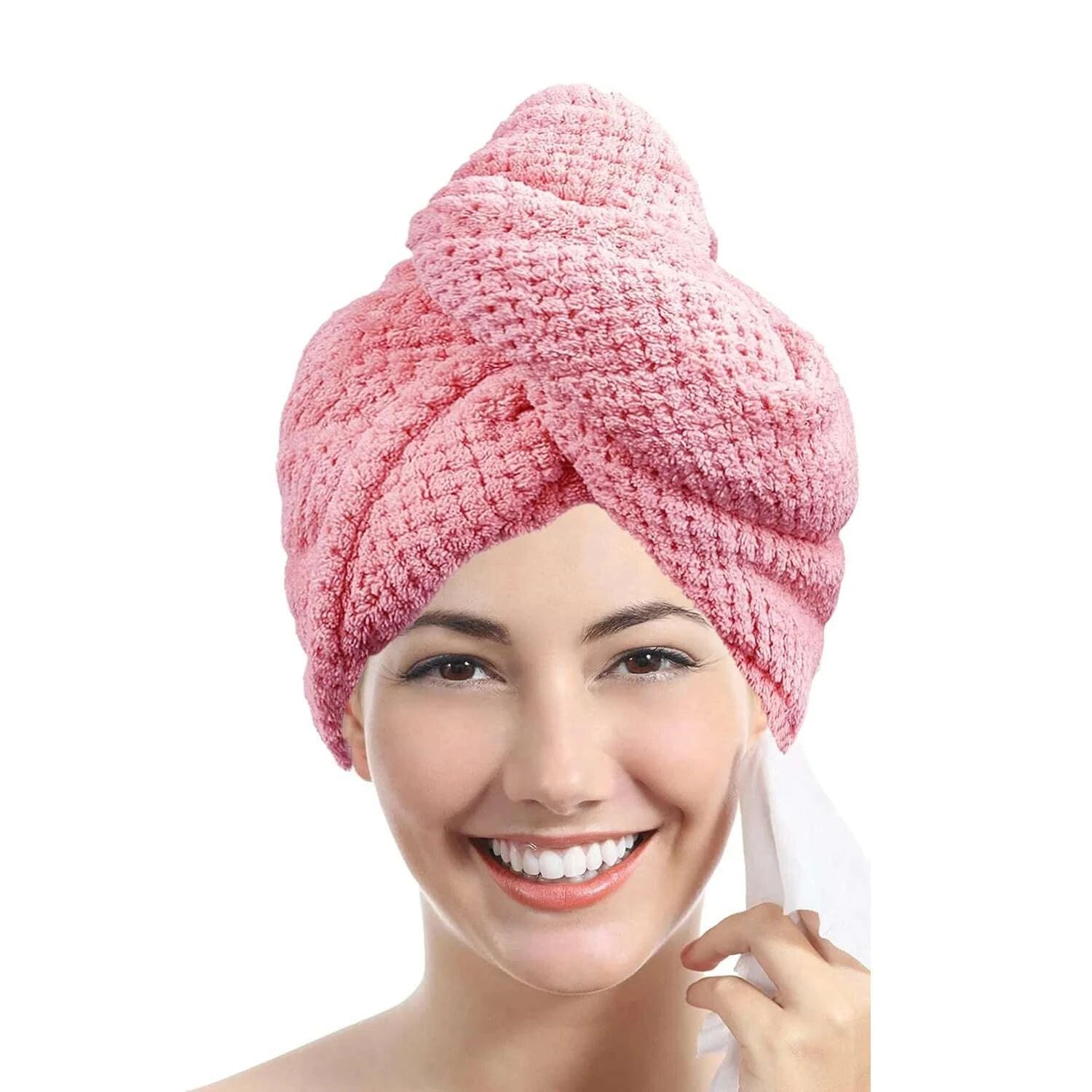 solid-color-hair-towel-textured-dry-hair-cap-98-x-255-absorbent-hair-towel-wrap-for-button-down-womenkimludkimlud-35562628