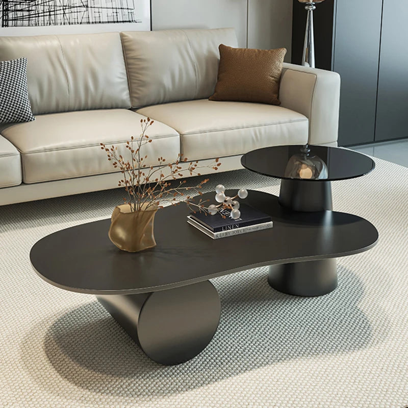 Wooden Side Table Modern Minimalist — Natural | KIMLUD