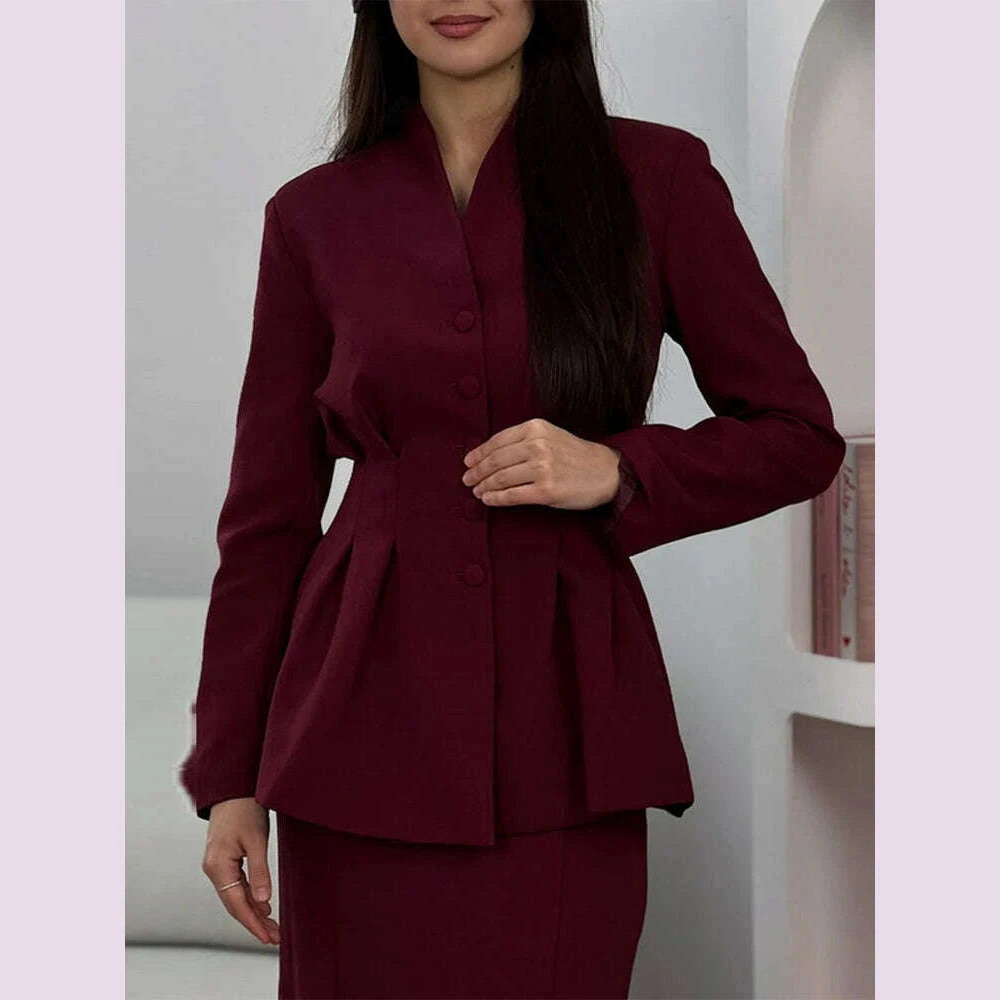 solid-stand-collar-women-blazer-set-hip-package-slim-lady-long-skirts-sets-2025-elegant-office-single-breasted-female-coat-suitkimlud-womens-fashion-34626267