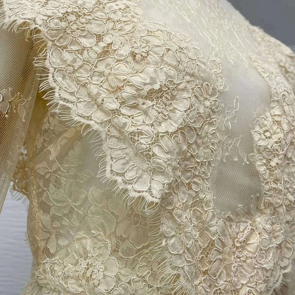 2025-new-fashion-beige-lace-patchwork-long-sleeve-blouse-tops-ladykimlud-womens-fashion-34627901