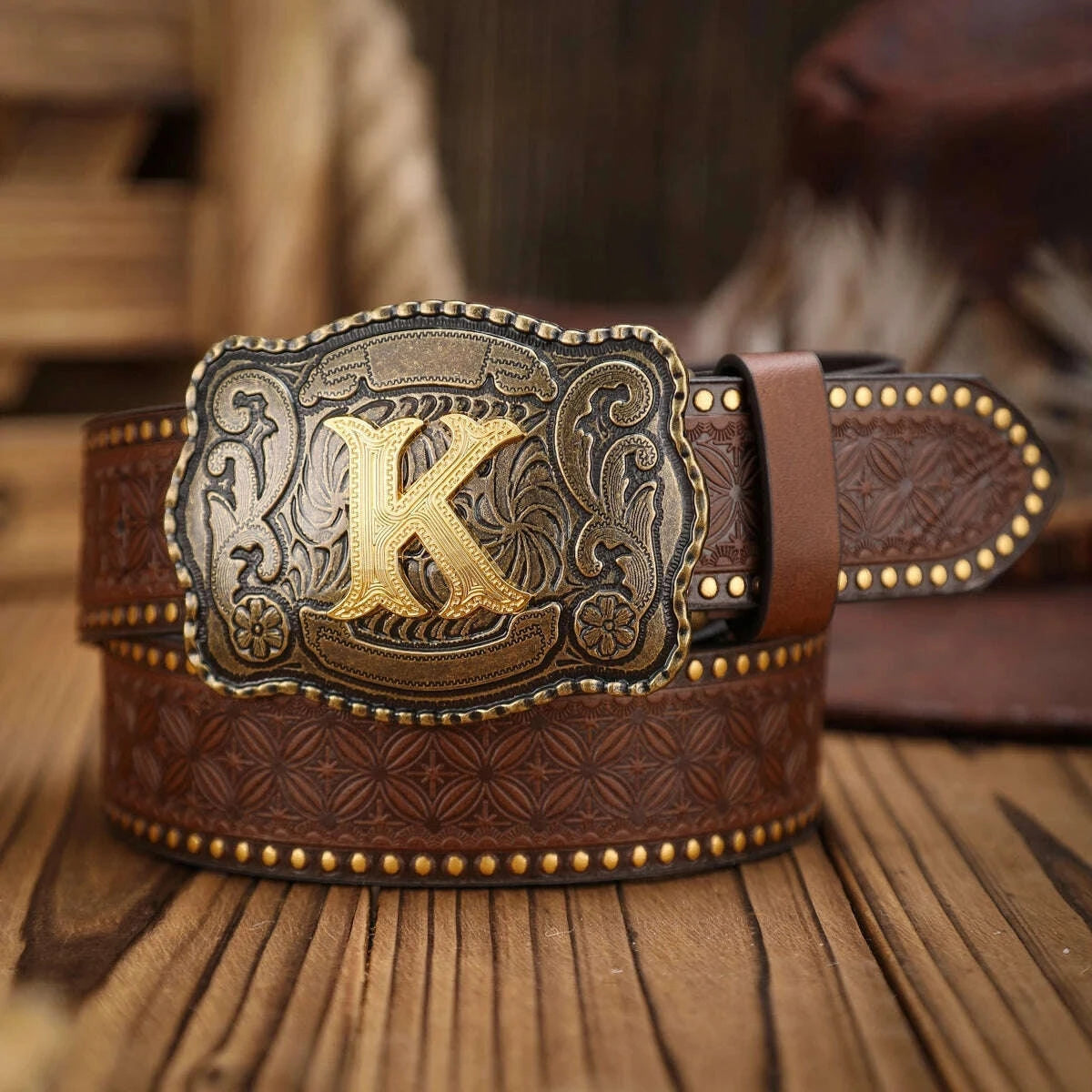 KIMLUD, A Western-style PU leather belt for both men and women, a classic and casual retro belt, KIMLUD Womens Clothes