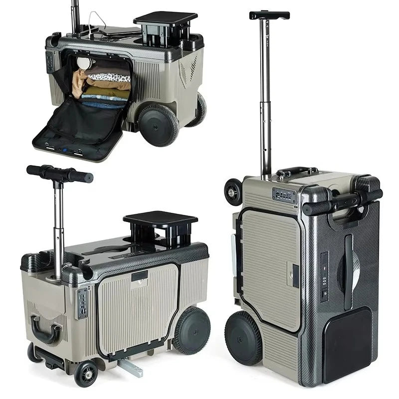 Bluetooth 20 Inch Smart Following Green Red Black Grey Blue Purple White Smart Luggage Suitcase