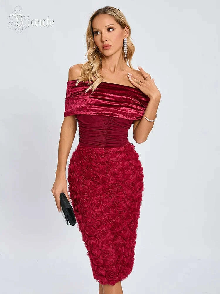 vc-red-off-the-shoulder-midi-dress-flower-patchwork-mesh-slash-neck-velvet-bodycon-prom-celebrity-cocktail-party-wear-vestidoskimlud-womens-clothes-35075402