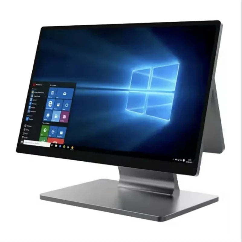 NEW 1366 * 768 Resolution 15.6 Inch Touch Screen Desktop Pos Terminal Cash Register Pos System All in One Windows 10