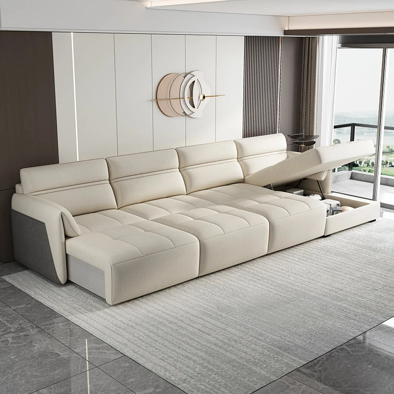 Multifunctional Storage Sofa Italian Light Luxury Designer Lounge Unusual Sofas Adult Comfortable Sillon Cama Trendy Furniture