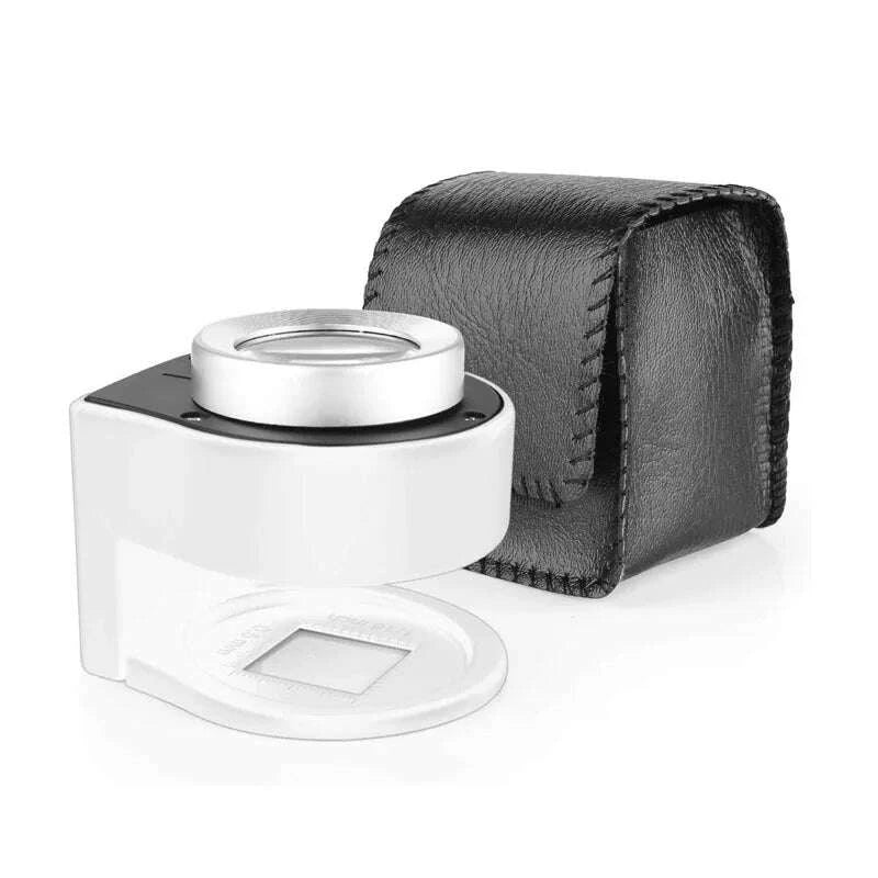 KIMLUD, 60x magnifying glass USB rechargeable Magnifier Glass Optical Glass Lens Loupe with 6 LED UV lights for Coin Stamps Jewelry, KIMLUD Womens Clothes