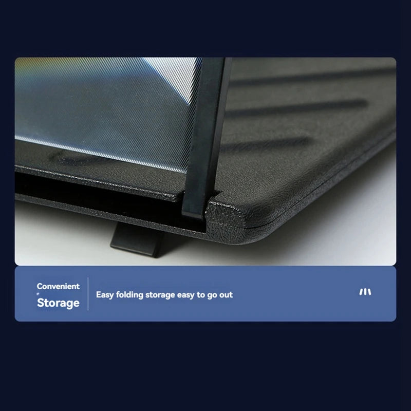 Y17A 20 Inch Screen Magnifier 3D HD Phone Magnification Projector Screen Magnification Compatible With All Smartphones