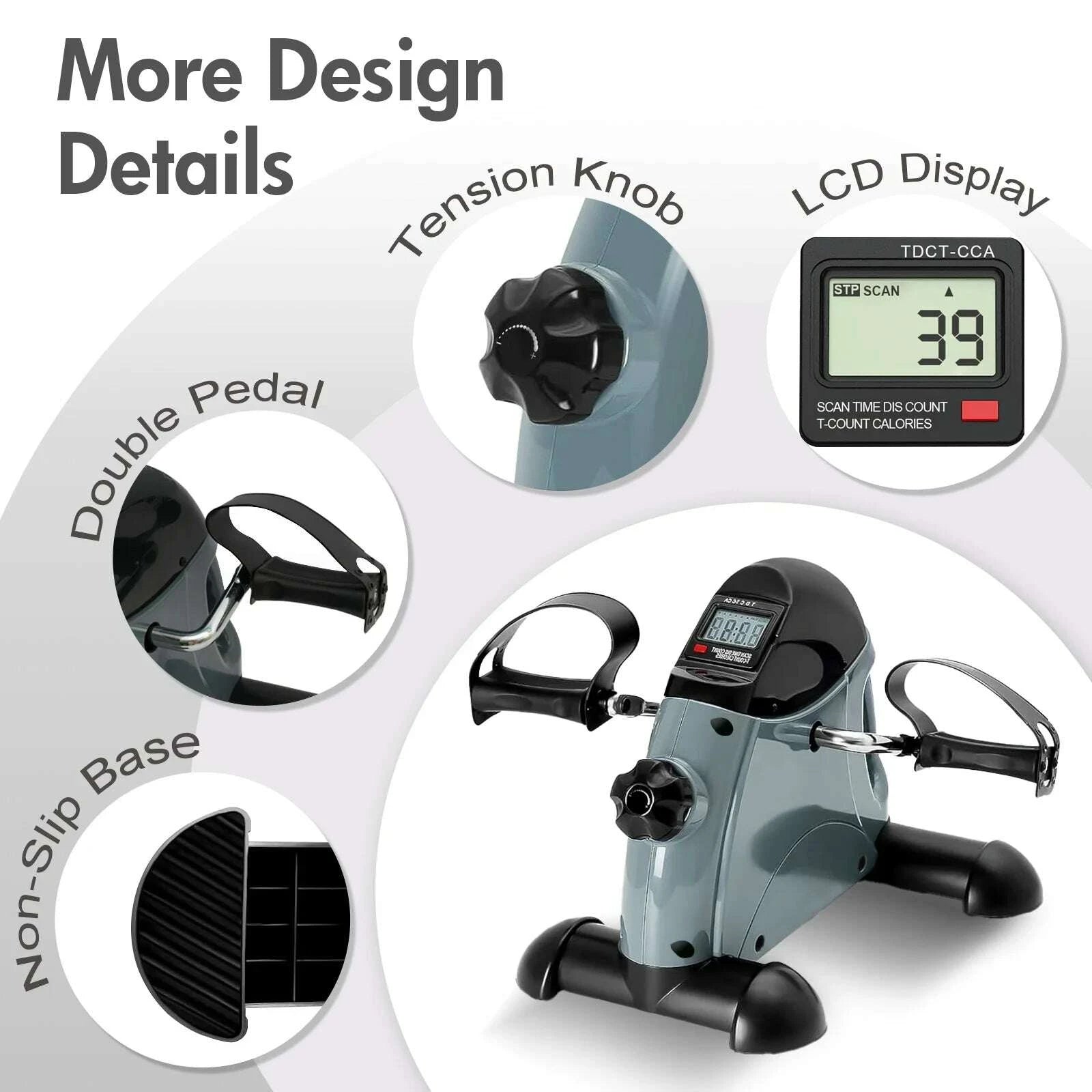 mini-pedal-exercise-bike-under-desk-bicycle-trainer-fitness-cycling-portable-lcd-display-arm-leg-fitness-equipment-home-officekimludkimlud-35566321