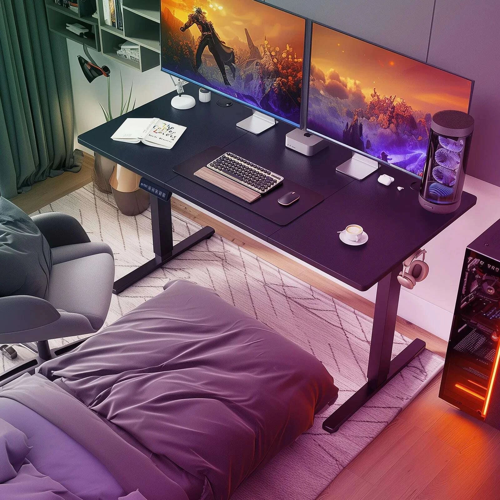 jhk-63x24-inch-electric-standing-desk-ergonomic-height-adjustable-stand-up-sit-stand-computer-workstation-work-table-for-officekimludkimlud-35570975