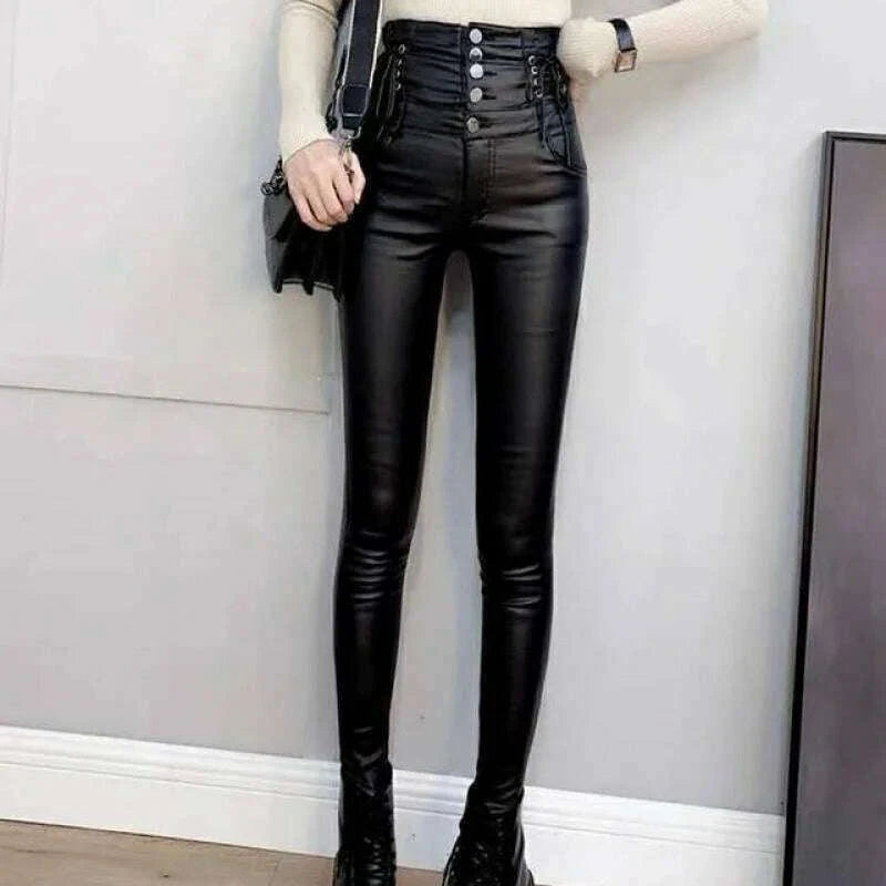 women-high-waisted-faux-leather-pants-pu-leggings-single-breasted-plus-velvet-matte-skinny-leggings-black-sexy-pencil-pants-c275kimlud-womens-fashion-34618513