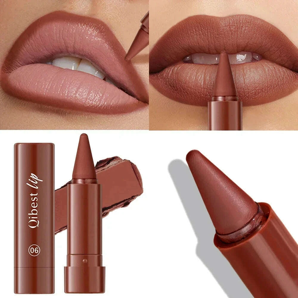tapered-lip-liner-pencil-set-lasting-matte-velvet-lip-contour-stick-waterproof-easy-color-lipstick-non-stick-cup-makeup-pen16pc-kimlud-kimlud-33917977