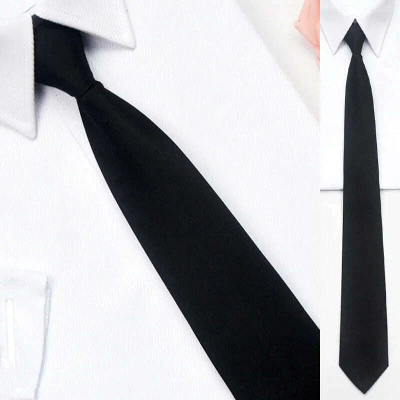 black-simple-clip-on-tie-security-tie-doorman-steward-matte-funeral-tie-for-men-women-studentskimludkimlud-35575216