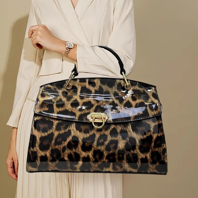 New Fashion Women's Bag Casual Retro Leopard Print Shoulder Bag High Quality Personalized Crossbody Bag Designer Luxury Handbags