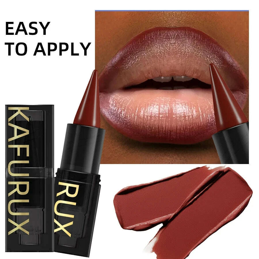15-colors-sexy-red-lipstick-pen-waterproof-matte-contour-tint-lipstick-long-lasting-lip-glaze-brown-lipliner-pencil-lip-makeupkimludkimlud-35568630